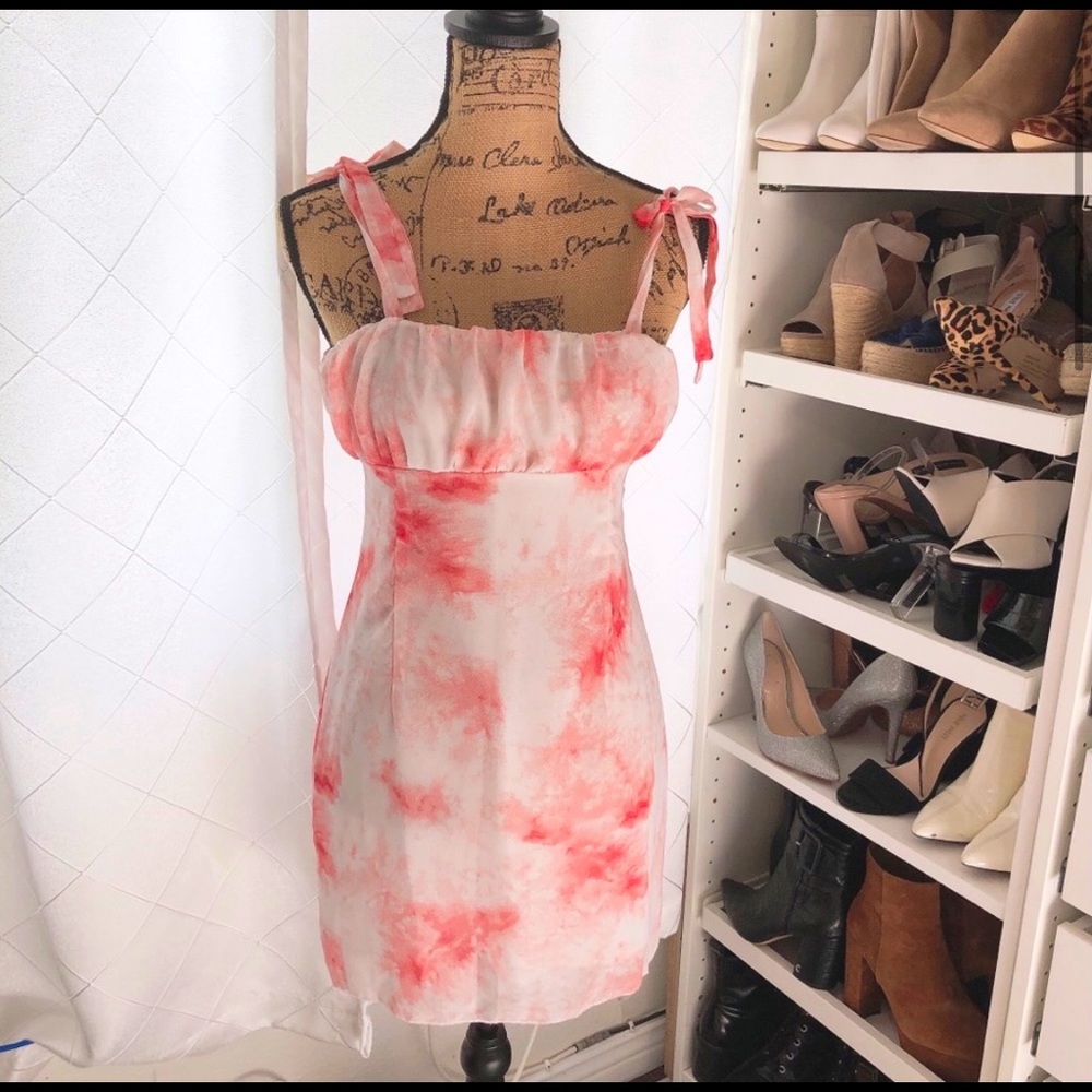 Boutique pink mini dress